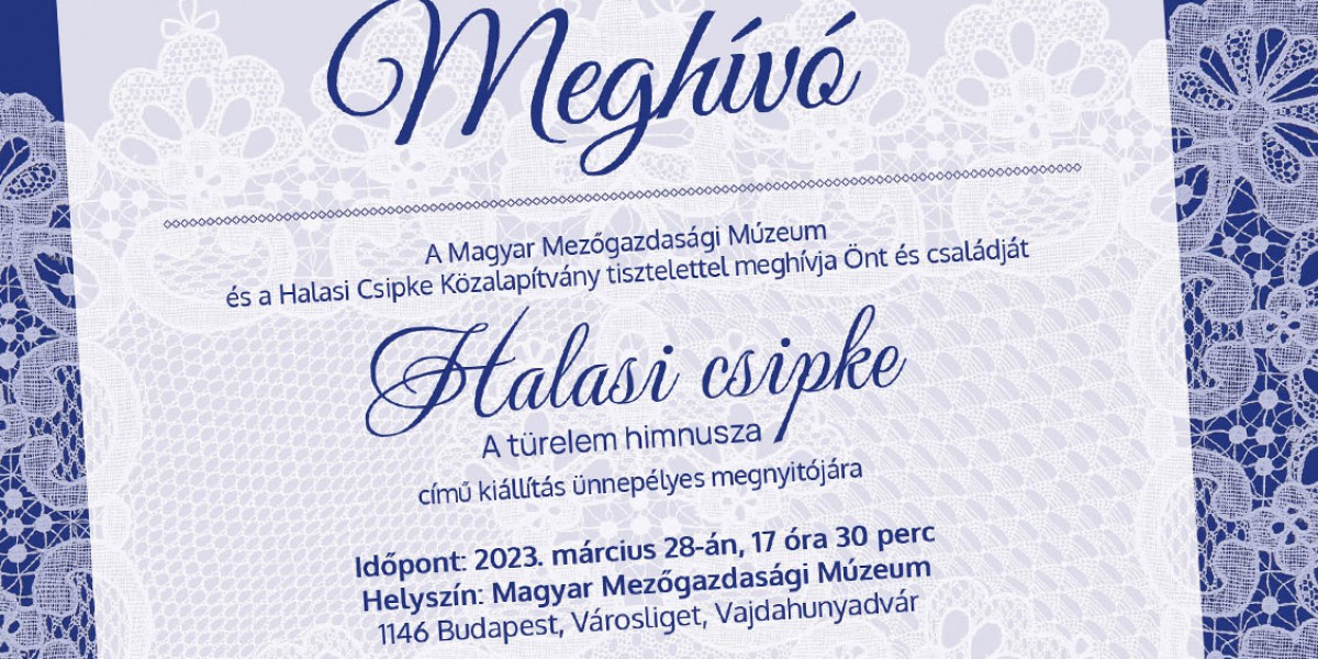 Meghívó - kiállítás a Magyar Mezőgazdasági Múzeumban